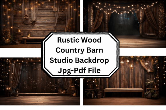 Download Rustic Wood Country Barn Studio Backdrop - Premium Resources