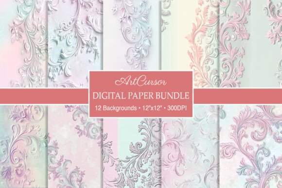 Download Seamless Mint &amp; Lavender Elegant Papers - Elegant papers Collection