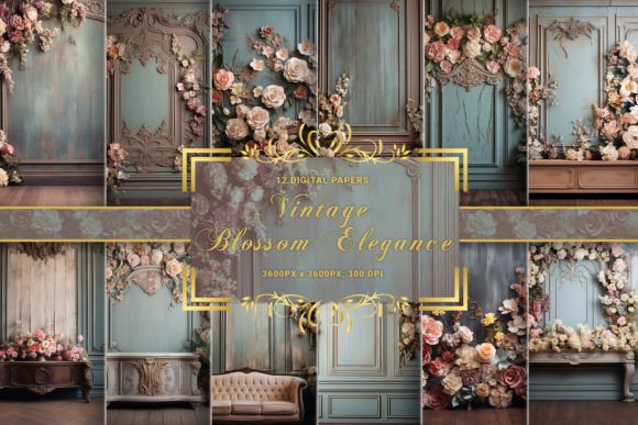 Download Vintage Blossom Elegance - Premium Resources
