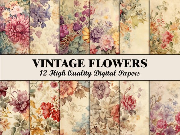 Download Flower Scrapbook Paper Flowers Pattern - Scrapbook Collection