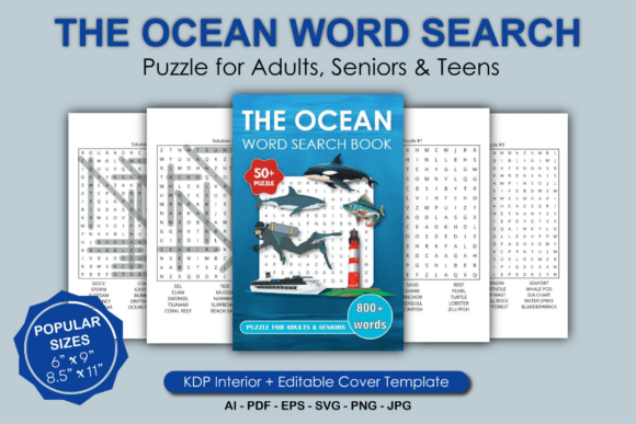 Download The Ocean Word Search Puzzle Book - Premium Resources