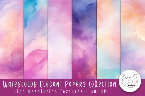 Download Watercolor Elegant Papers Collection - Elegant papers Collection