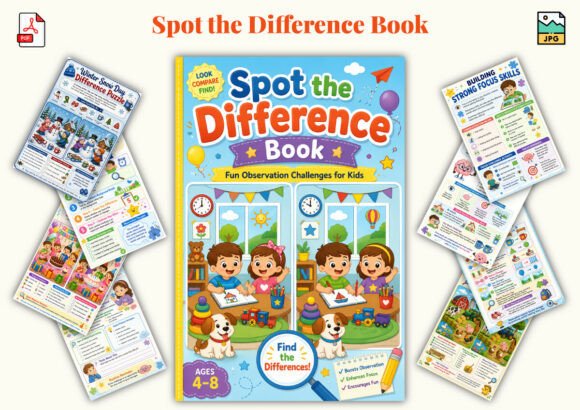 Download Spot the Difference Book - Premium Resources